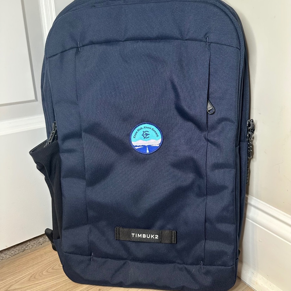 Timbuk2 Parkside Eco Nautical Laptop‎ Backpack Navy Blue 3840-3-1122 NEW